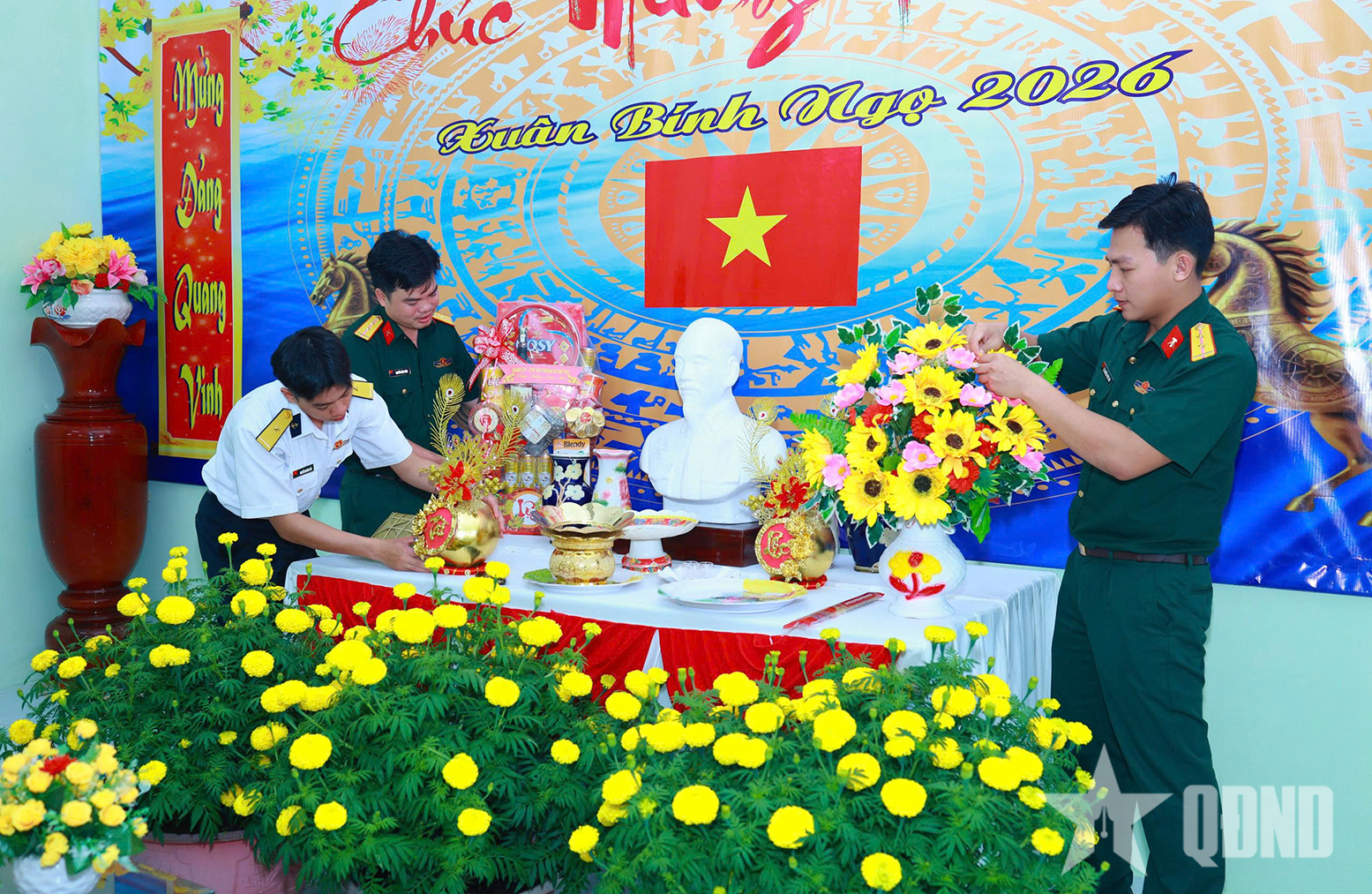 Đoàn Kinh tế - Quốc phòng 925: Vui xuân không quên nhiệm vụ

